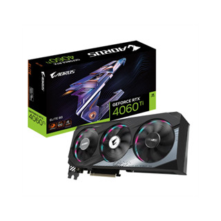 GIGABYTE VGA (การ์ดแสดงผล) AORUS GEFORCE RTX 4060 TI ELITE 8G - 8GB GDDR6 (GV-N406TAORUS E-8GD)