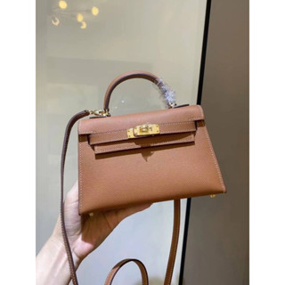 🔥พร้อมส่งNew Hermes mini Kelly Ghw(เกรดVIP) 📌size 19 cm.📌