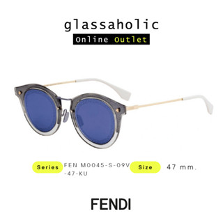 [ลดกระหน่ำ] แว่นกันแดด FENDI รุ่น FEN M0045-S ทรงกลม ดีไซน์สายสฟอร์ต เท่มาก