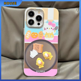 💲คูปองเคลม💲เคสไอโ case for iphone 11 12 คิตตี้แฟชั่นที่เรียบง่าย เคส 14 13 12 11 pro max ทนทานและป้องกันการตกกระแทก