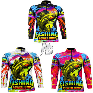 เสื้อตกปลา,ปั่นจักรยาน Fishing Power Jumo ป้องกันแสง UV