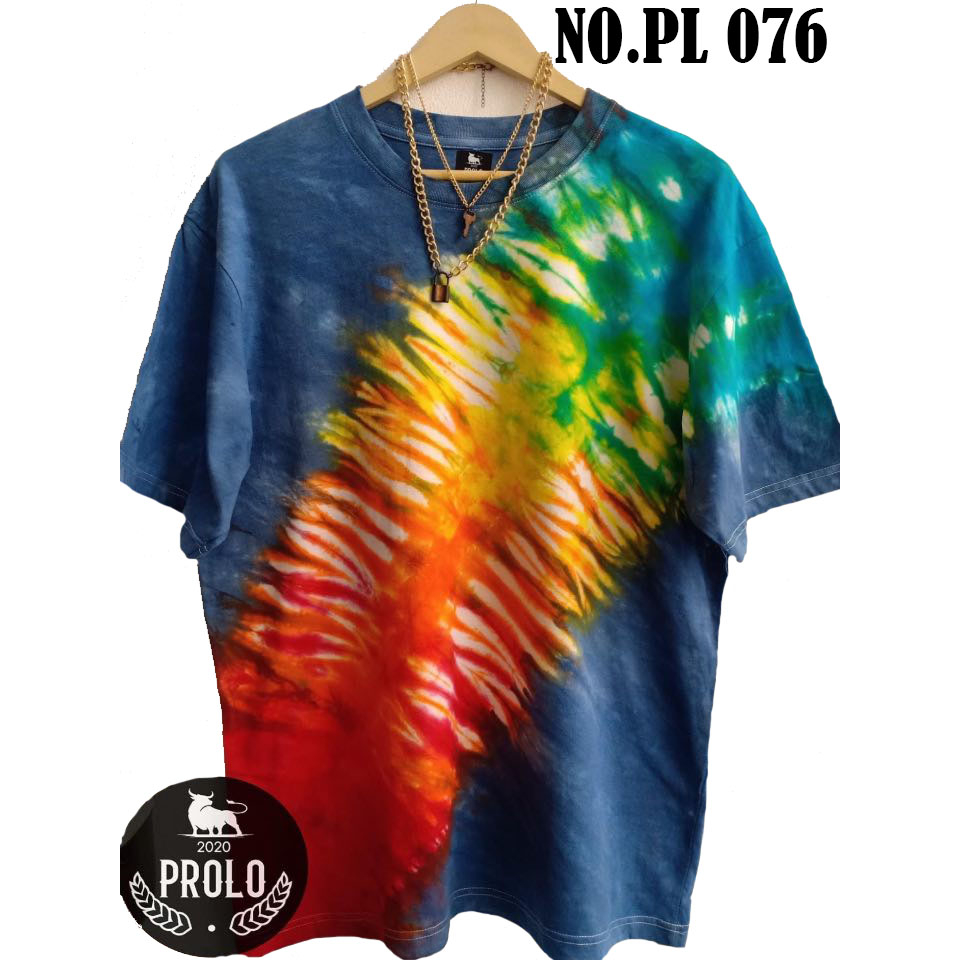 เสื้อมัดย้อมลายพาดบ่ากรม ผ้าCottonแท้100% ค่ะ