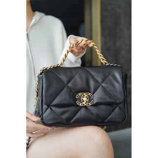 🔥New #Chanel 19 Handbag Lambskin (เทพ)VIP  📌หนังอิตาลีนำเข้างานเทียบแท้