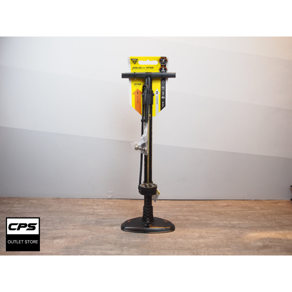 สูบลมจักรยาน TOPEAK JOEBLOW TUBI 2STAGE ( High-efficiency inflation for both standard and tubeless t