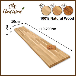 ชั้นวางของ ไม้Acacia หนา15mm.กว้าง10cm.ยาว110-200cm. เหมาะสำหรับงาน DIY เช่นทำชั้นวางของ #ชั้นวางหนังสือ #ชั้นวางของเล่น