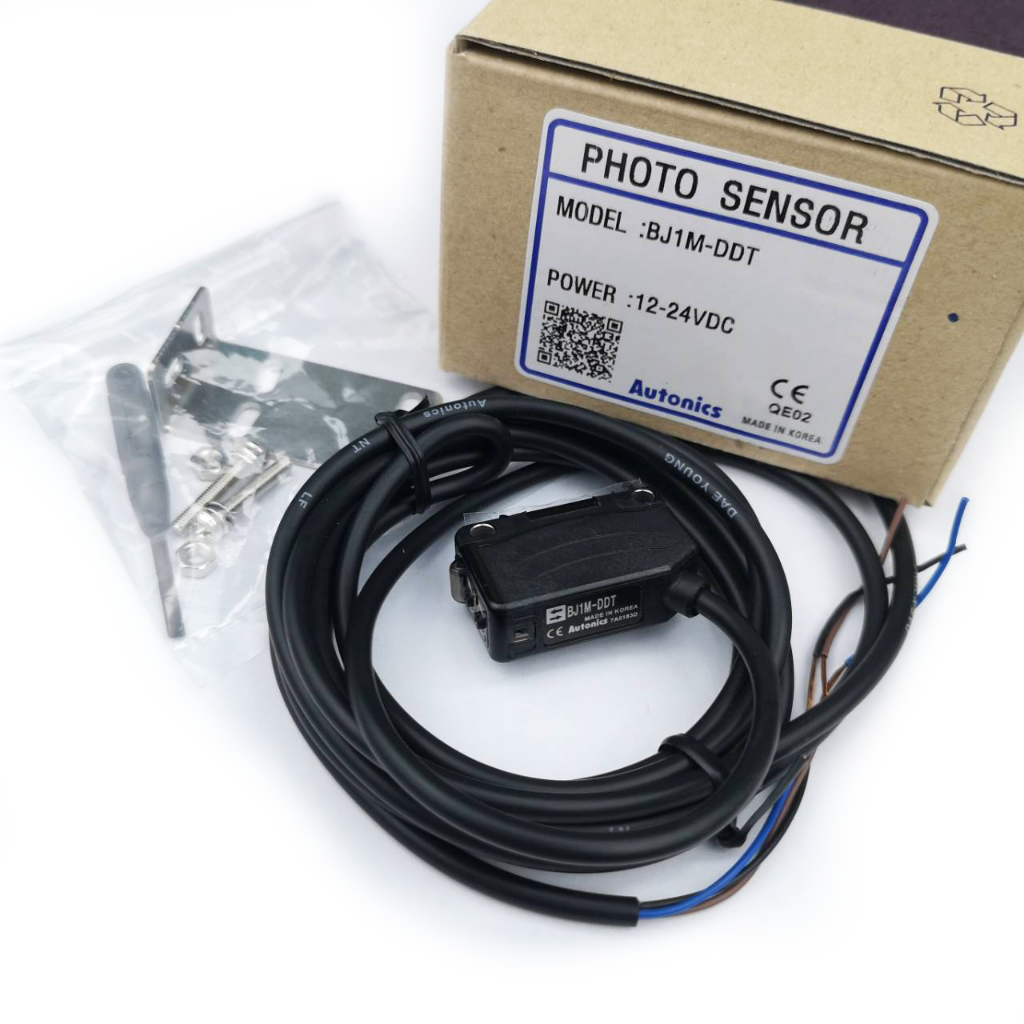 BJ1M-DDT-Autonics Sensor, Photo, Diffuse, 1m Sensing distance, Light & Dark On, NPN Output, 12-24 VD