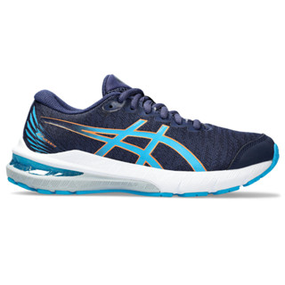 ASICS :  GT-2000 11 GS KIDS RUNNING เด็ก รองเท้าวิ่ง ของแท้  INDIGO BLUE/ISLAND BLUE