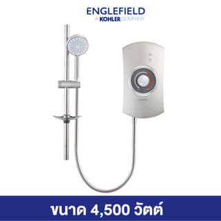 ENGLEFIELD Orbis electric shower 4.5kW ﻿เครื่องทำน้ำอุ่นไฟฟ้า 4.5kW รุ่นออบิส สีเงิน K-5627X-B-SMT