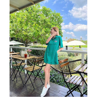 ker075# Green dress.