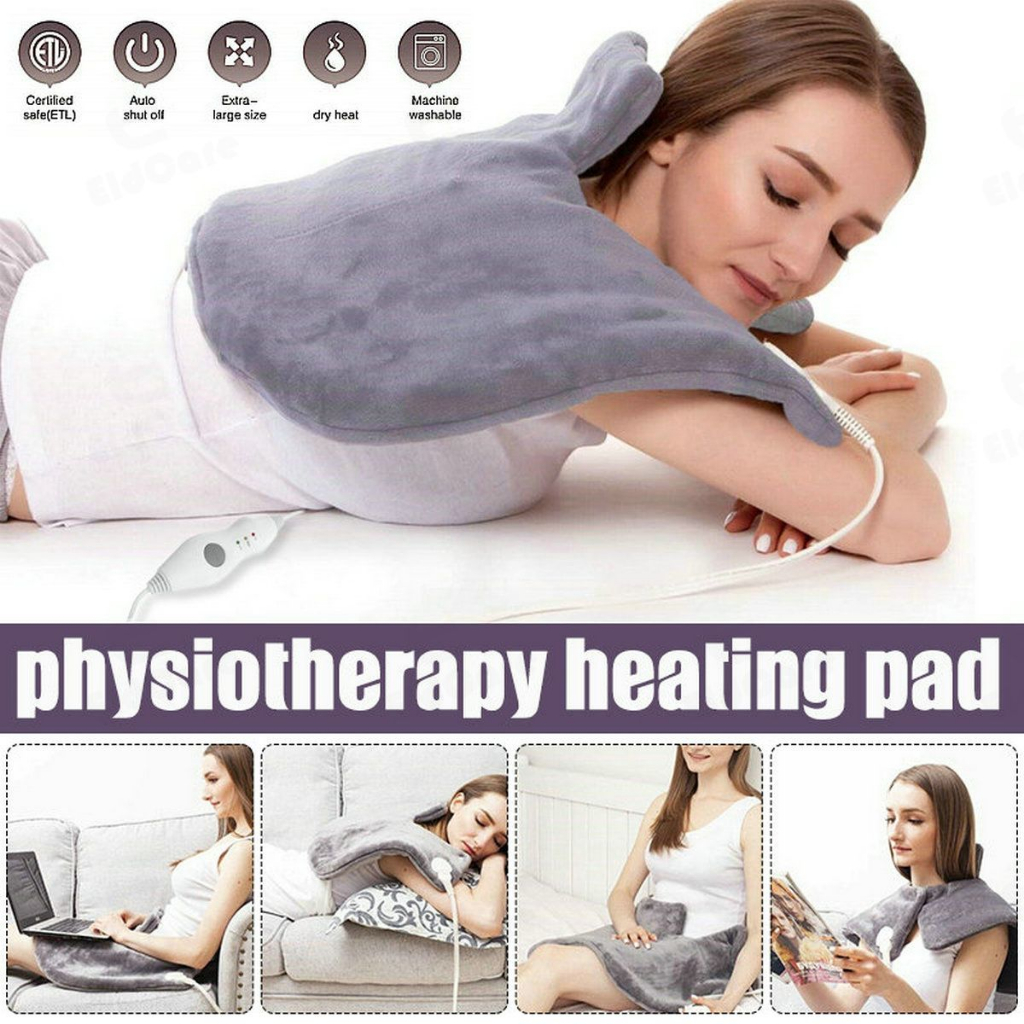แผ่นทําความร้อนไฟฟ้า ถุงร้อนประคบ ถุงร้อนไฟฟ้า แผ่นทำความร้อน Exeter ThermoPad แผ่นประคบร้อนไฟฟ้า บรรเทาอาการปวดหลัง และ