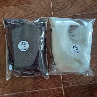 หางแมว 40cm ขนฟูนุ่ม แบบเข็มกลัด+โบว์ผูกเอว [พร้อมส่ง] มีหลายสี