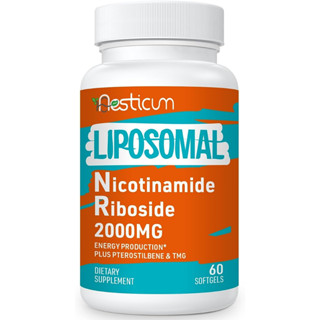 Aesticum Liposomal Niacinamide Riboside  2000mg 60 capsules -exp 01/01/26- ชะลอวัย อาหารเสริม NAD+