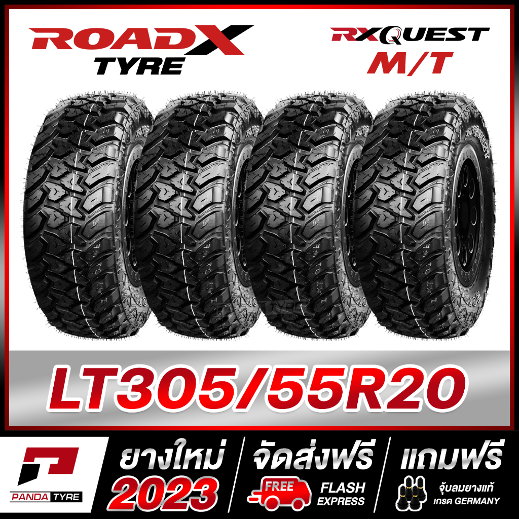 ROADX 305/55R20 (10PR) ยางขอบ20 รุ่น RX QUEST MT x 4 เส้น (ยางใหม่ผลิตปี 2023)