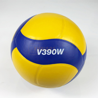 (ของแท้ 100%) วอลเลย์บอล Mikasa V390W ลูกวอลเลย์บอล หนังอัดพีวีซี(PVC) ของแท้ มีมอก. ผ่าน QC