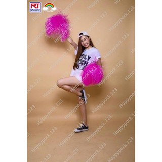 พู่เชียร์ กีฬา หนา แน่น ฟู พริ้ว สีสันสดใส