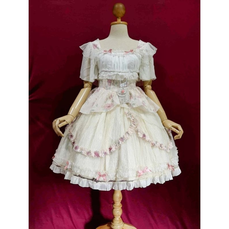 ชุดสาวอวบ พลัสไซส์ งานแต่ง สีชมพู โลลิต้า lolita dress ออกงาน