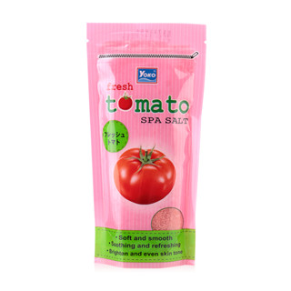 โยโกะ เกลือสปาขัดผิว สูตรมะเขือเทศ Yoko Fresh Tomato Spa Salt 300g.