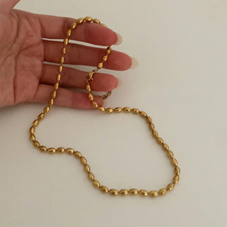 HER OBJECTIVE_ HER BEADED BOLD NECKLACE