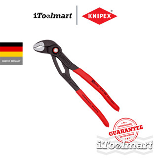 KNIPEX คีมคอม้า คอบบร้า Cobra 87 21 250 SB ขนาด 250 mm. (KNIPEX Cobra® Quick Set)