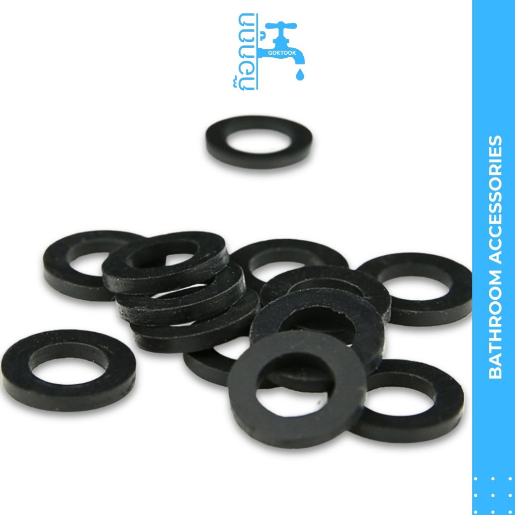 ซีลยางสายน้ำดี สายฝักบัว Oring กันรั่วซึม คุณภาพอย่างดี หนา ขนาด 1/2 นิ้ว 4 หุน  MA-J-028
