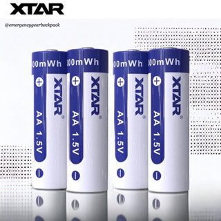 XTAR 1.5V Li-ion Battery AA แพ็ค 4 ก้อน ใช้ทดแทนถ่านอัลคาไลน์