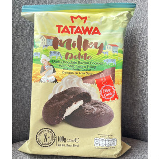 คุกกี้ TATAWA คุกกี้สอดไส้หลายรสชาติ Milkey Delite-100g