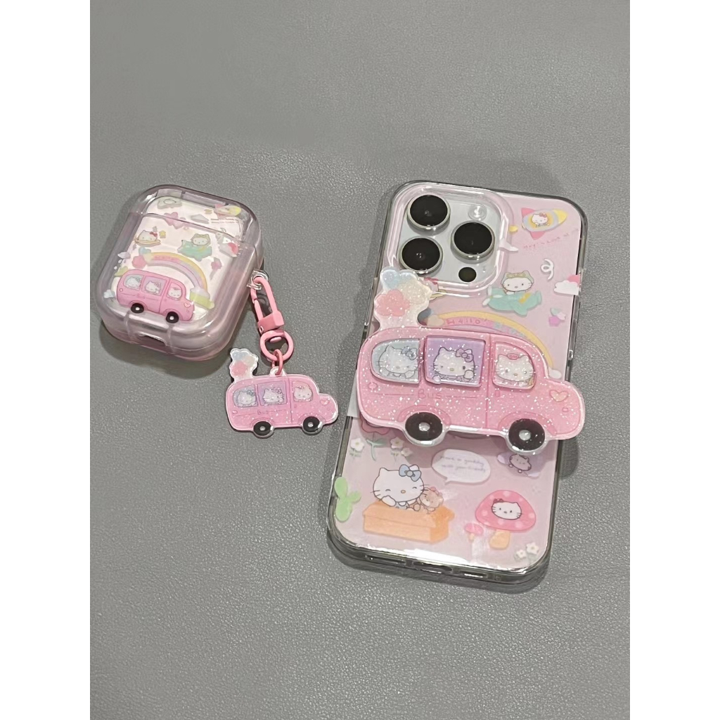 จัดส่งจากไทยภายใน 24 ช.ม เคสไอโฟน 15 Pro Max 14 13 12 11 เคส for เคสไอโฟน11 Kitty griptok พกง่ายๆ การป้องกันการตก Case