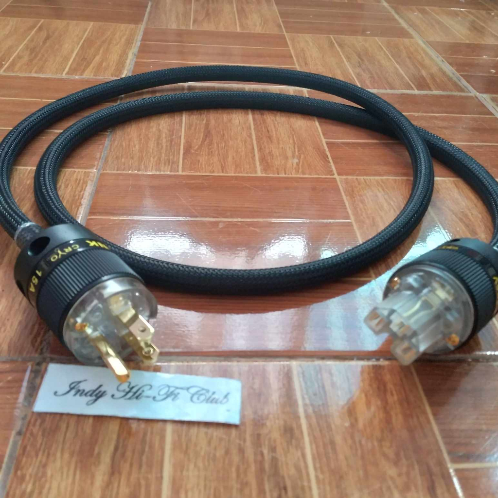 *สายไฟ Phelps Dodge 3x2.5 sq.mm Premium Copper OFC หัวท้าย ACROLINK cryo แบบชุบทอง,ทองแดง,ชุบโรเดียม