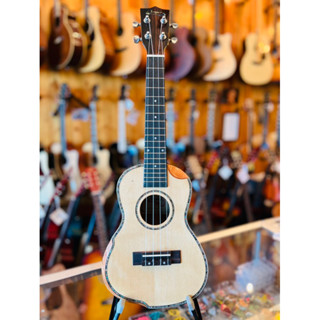 🌻🌻Ukulele Overspeed รุ่นUk24 A-kys คอนเสิร์ตขนาด 24 นิ้ว งานไม้แท้ Top solid สำหรับน้องๆหนูๆ งานสินค้าพร้อมส่ง🍿🍿