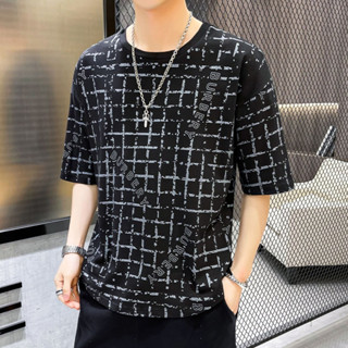 hkboy   มาใหม่พร้อมส่งใหม่ งานสวยงานดี ดีไซน์แต่งลวดลายสุดเก๋  ทรงเสื้อโอเวอร์ไซส์สุดฮิตล่วงนี้