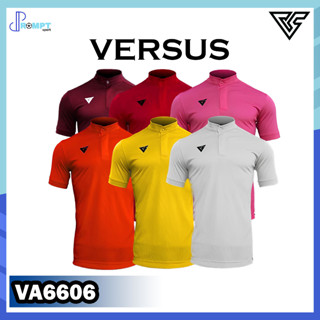 VERSUS เสื้อกีฬา เสื้อโปโลคอจีน รหัส VA6606 ช่วยระบายเหงื่อได้เป็นอย่างดี ชุดที่ 1 ของเเท้ 100%