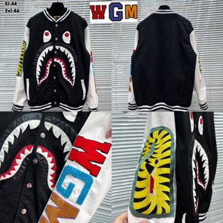 BAPE WGM COTTON LEATHER JACKET 🔖 เสื้อแจ็คเก็ต เสื้อกันหนาว Hiend 1:1 ส่งจากไทย🇹🇭 ร้านค้าจัดส่งไว