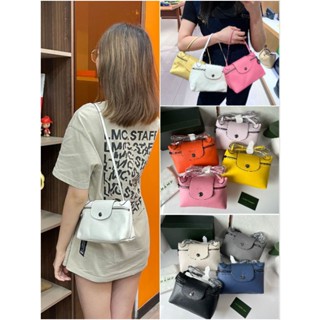 กระเป๋าสะพายข้างใบเล็ก mini Cross Body bag ใส่โทรศัพท์ได้ทุกรุ่น สายสะพายปรับระดับได้ พร้อม กล่อง ถุงผ้า น่ารัก