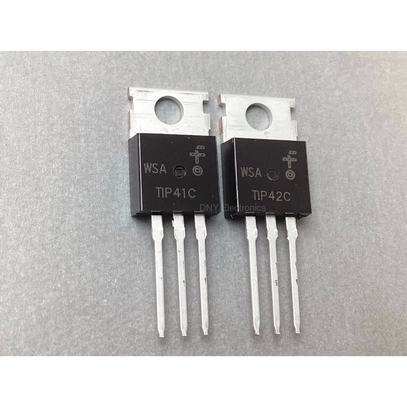 2ชิ้น TIP41C TIP42C TO-220 TIP41 TIP42 Complementary power transistors