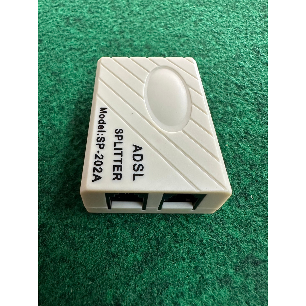 ช่องโทรศัพท์  RJ11 Line ADSL Modem Micro Filter Splitter Broadband Phone Line