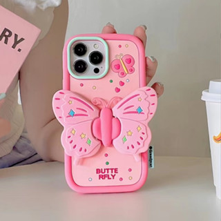 💎จัดส่งภายใน24ชม💎เคสไอโฟน สำหรับ for iPhone 11 13 14 Soft Case 12 Pro Max y2k ผีเสื้อ แฟชั่น ป้องกันการตก เคสโทรศัพท์