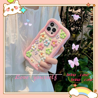 ❤️จัดส่งภายใน 24 ชม❤️ เคสไอโฟน 11 12 13 14 Pro Max ดอกไม้ สาวน่ารักหัวใจ ฤดูร้อน ระดับสูง Case for iPhone ป้องกันการตก