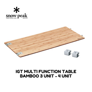 Snow Peak IGT Multi Function Table Long Bamboo L / M  4unit 3unit พรีออเดอร์