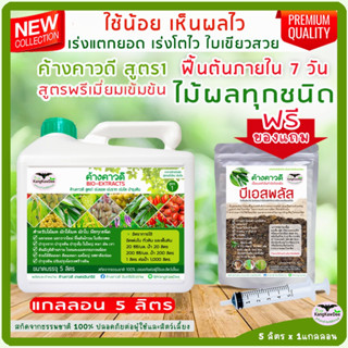 ทุเรียน ลำไย ไม้ผล ใบเหลือง ใบร่วง (ค้างคาวดีสูตร1)5ลิตร ฟื้นบำรุงต้นใบ ปุ๋ยน้ำทางใบ ปุ๋ยอินทรีย์ธรรมชาติ บำรุงดิน