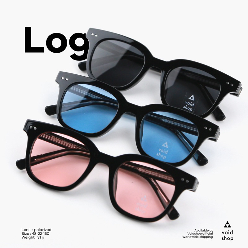 12.12 LOG แว่นกันแดดทรงสี่เหลี่ยมไซต์ใหญ่ เอาใจหนุ่มๆ เลนส์ Polarized จาก voideyewear