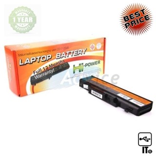 Battery NB LENOVO Y450 Hi-Power ประกัน 1Y