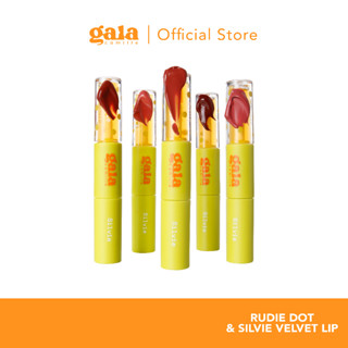 Gala Camille Rudie Dot &amp; Silvie Velvet Lip เซ็ท ครบ 5 สี 5 แท่ง