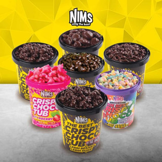 (1แถม1)Nims crispy choco tube นำเข้ามาเลเซีย ขนมเคลือบชอคโกแลต ขนมทานเล่น ชอคโก้คริสปี้ โกโก้ครั้นช์