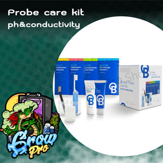 Bluelab CAREKITPHCON Probe Care Kit for pH and Conductivity (TDS) Probes and Pens with 4 Solutions and Cleaners