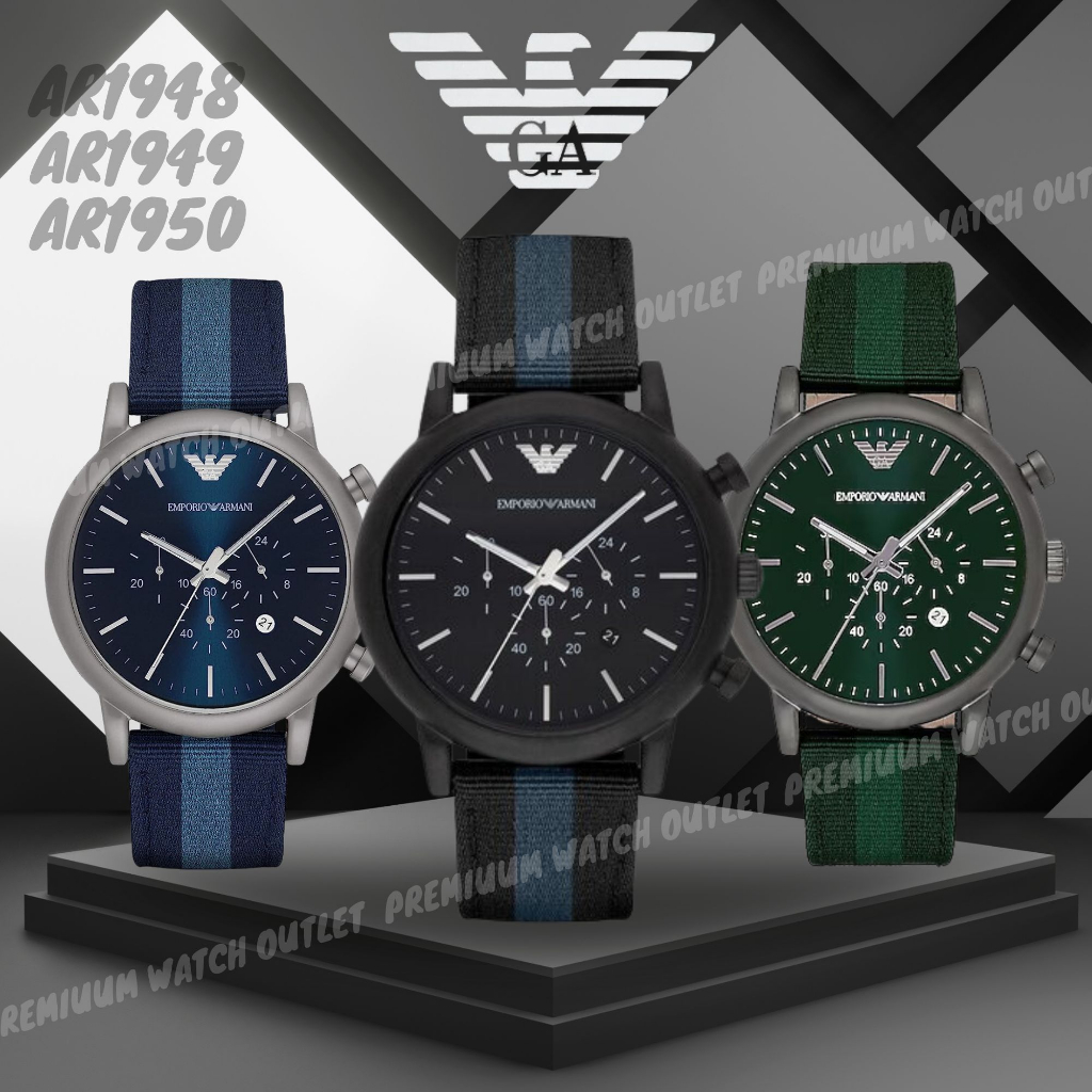 OUTLET WATCH นาฬิกา Emporio Armani OWA350 นาฬิกาผู้ชาย นาฬิกาข้อมือผู้หญิง แบรนด์เนม  Brand Armani Watch AR1948