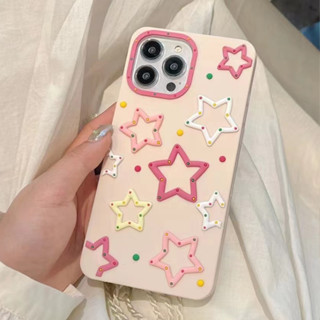 💎จัดส่งภายใน24ชม💎เคสไอโฟน สำหรับ for iPhone 11 13 14 Soft Case 12 Pro Max y2k ดาว เปลือกนิ่ม ป้องกันการตก เคสโทรศัพท์