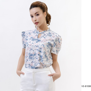 AMILA Blouse VE-B1038 by VERONIQA พีชสกิน แขนสั้น IGPU23-4