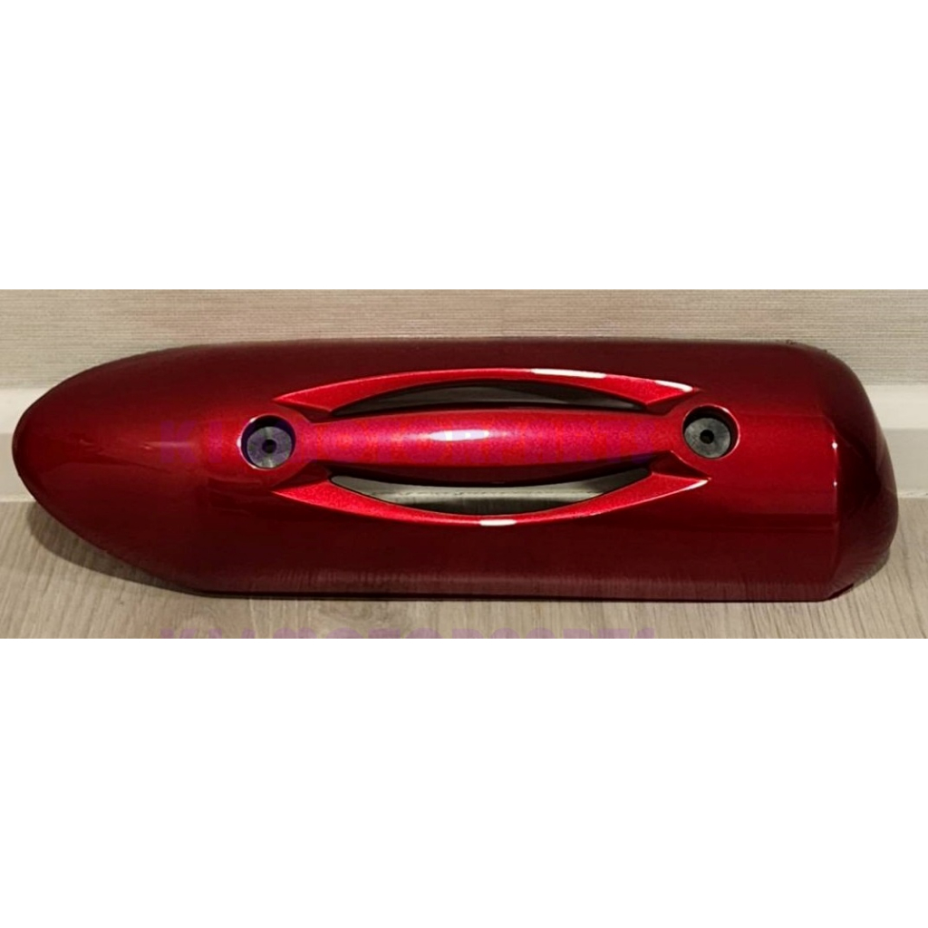 ฝาครอบท่อ แผ่นกันร้อนท่อไอเสีย SCOOPY-I ปี 2009-2011 #แดงเลือดนก R236 # 3600-079