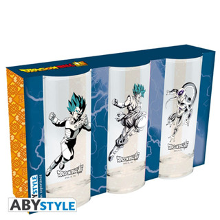 ABYStyle [ลิขสิทธิ์แท้ พร้อมส่ง] แก้วน้ำ แก้วน้ำอนิเมะ วัน พีซ One Piece Large Glass เซท 3 ใบ 290ml