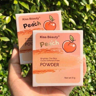 Kiss Beauty Peach Powder แป้งพีช 9g.